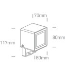 Reflektory i naświetlacze zewnętrzne - One Light reflektor LED kostka oświetlenie ogrodu Borgone 7052/AN/W IP65 - product 3