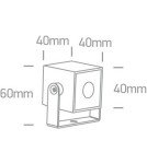 Reflektory i naświetlacze zewnętrzne - One Light reflektor LED do oświetlenia ogrodu Vanzone 7052B/AN/W IP65 - produkt 2