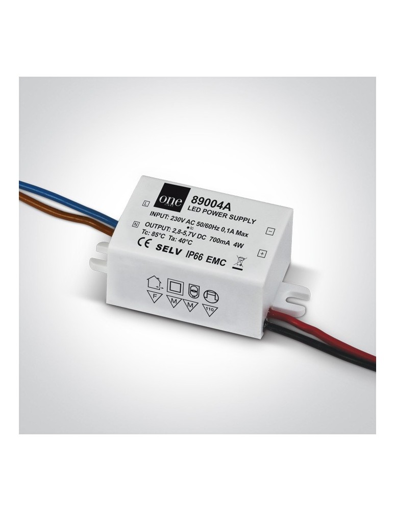 Zasilacze LED - One Light zasilacz LED 700mA/opraw 2-4W - produkt kolory-swiatla.pl 1