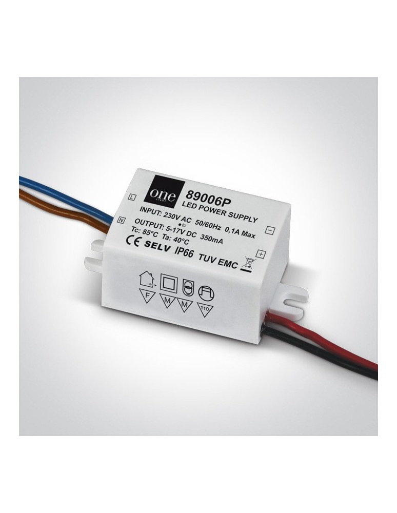 Zasilacze LED - One Light zasilacz LED 350mA/opraw 2-6W - produkt kolory-swiatla.pl 1