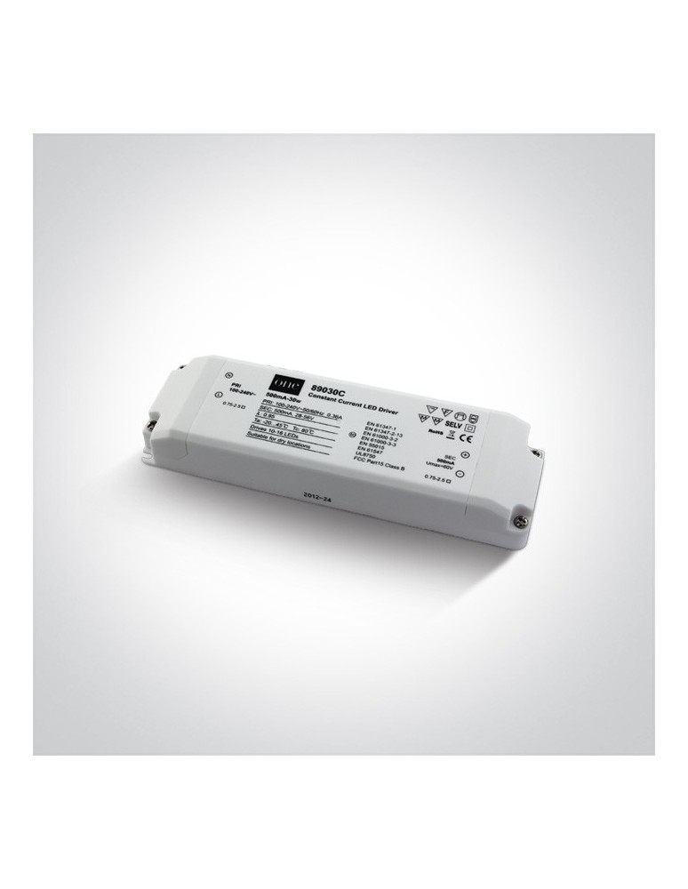 Zasilacze LED - One Light zasilacz LED 500mA/opraw LED 14-28W - produkt kolory-swiatla.pl 1