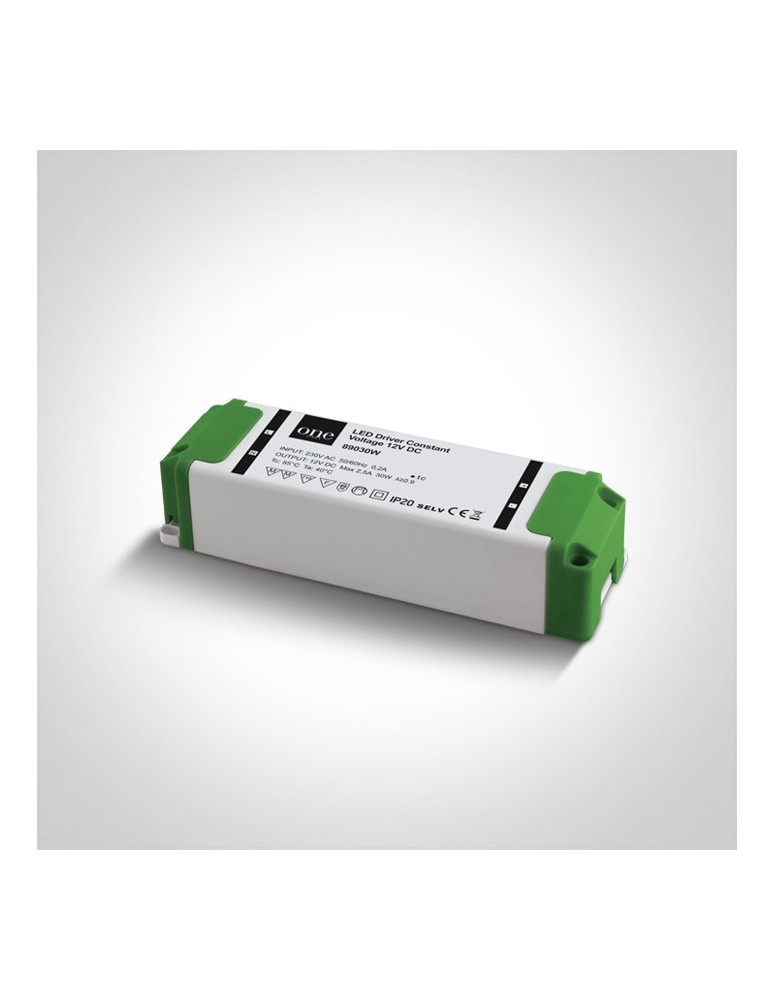 Zasilacze LED - One Light zasilacz LED o stałym napięciu 30W 12V DC - produkt kolory-swiatla.pl 1