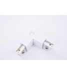 Akcesoria do szynoprzewodów 3 fazowych - Azzardo Corner Connector Biały lewy łącznik kątowy AZ2984 - produkt 1