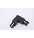 Akcesoria do szynoprzewodów 3 fazowych - Azzardo Corner Connector Czarny lewy łącznik kątowy AZ2985 - product 1