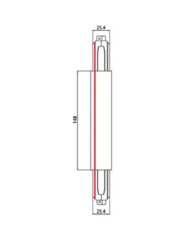Stucchi Łącznik szyn zasilający biały 9010/B - produkt 2