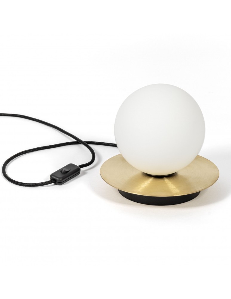 Lampki nocne - UMMO BORRA ST lampa stołowa z mosiądzem BRA122P1 - produkt kolory-swiatla.pl 1