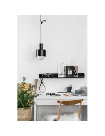 UMMO ENKEL 1 czarna sufitowa lampa wisząca EN1122P0 - produkt 2