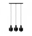 Lampy wiszące - UMMO ENKEL 3 czarna sufitowa lampa wisząca EN3322P0 - produkt 1