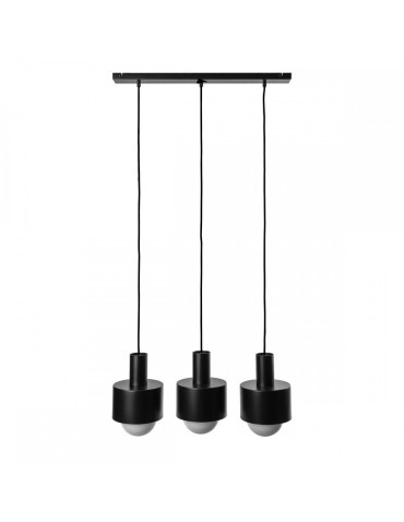 UMMO ENKEL 3 czarna sufitowa lampa wisząca EN3322P0
