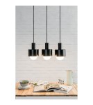 Lampy wiszące - UMMO ENKEL 3 czarna sufitowa lampa wisząca EN3322P0 - produkt 2