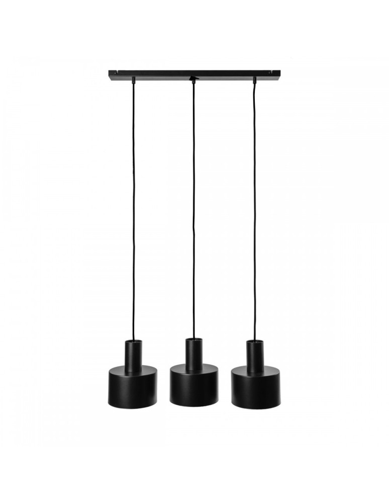 UMMO ENKEL 3 czarna sufitowa lampa wisząca EN3322P0