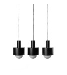 Lampy wiszące - UMMO ENKEL 3 czarna sufitowa lampa wisząca EN3322P0 - produkt 4