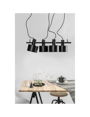 UMMO ENKEL 4 czarna sufitowa lampa wisząca EN4422P0 - produkt 2