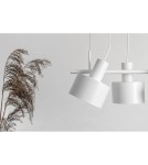 Lampy wiszące - UMMO ENKEL 4 biała sufitowa lampa wisząca EN4411P0 - produkt 4