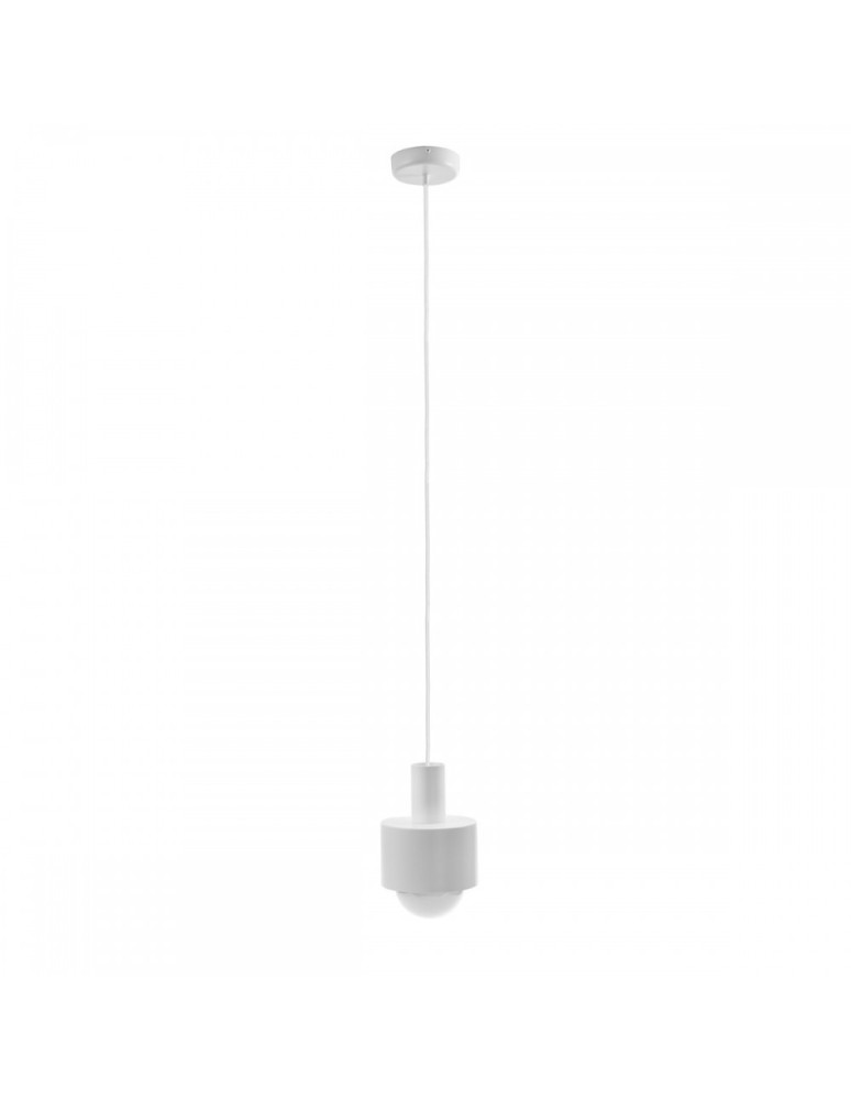 Lampy wiszące - UMMO ENKEL 1 biała sufitowa lampa wisząca EN1111P0 - produkt kolory-swiatla.pl 1