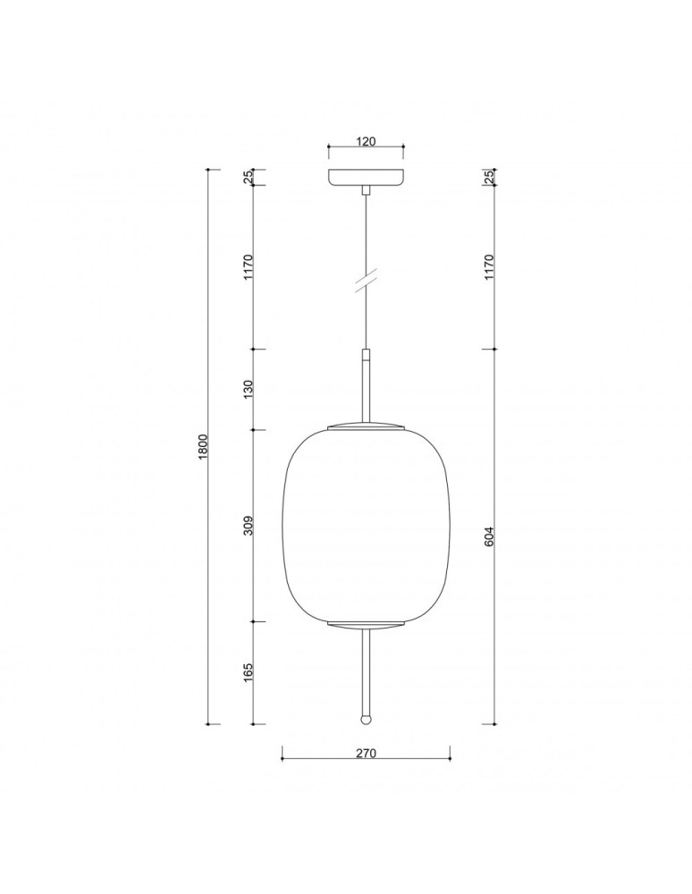 UMMO EPLI B sufitowa lampa wisząca EPB122P0