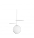 Lampy wiszące kule - UMMO FYLLO A biała sufitowa lampa wisząca FYA111P0 - produkt 4