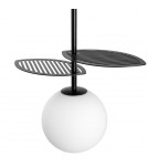 Lampy wiszące kule - UMMO FYLLO A czarna sufitowa lampa wisząca FYA122P0 - produkt 1