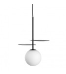Lampy wiszące kule - UMMO FYLLO A czarna sufitowa lampa wisząca FYA122P0 - produkt 5