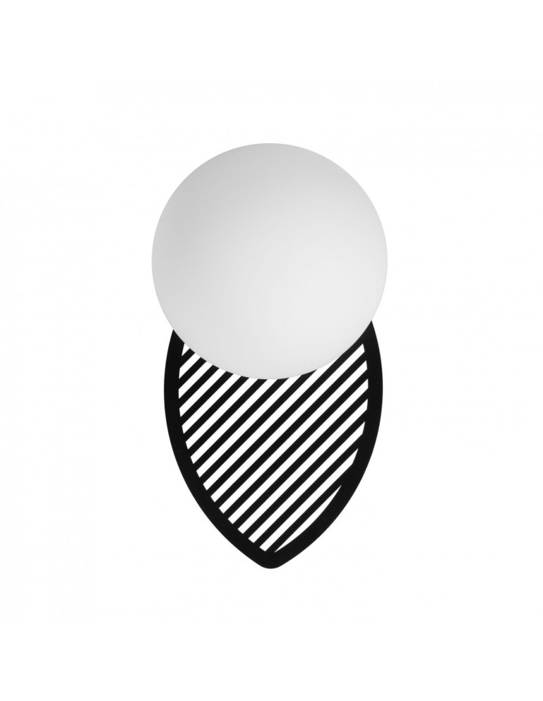 UMMO FYLLO B czarna lampa ścienna / kinkiet FYB12000