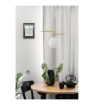Lampy wiszące kule - UMMO FYLLO A złota lampa wisząca  z mosiężnymi liśćmi FYA131P0 - product 2