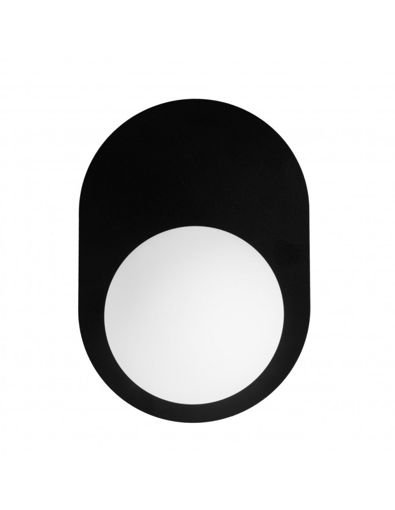UMMO HANEA czarna lampa ścienna / kinkiet HA012000