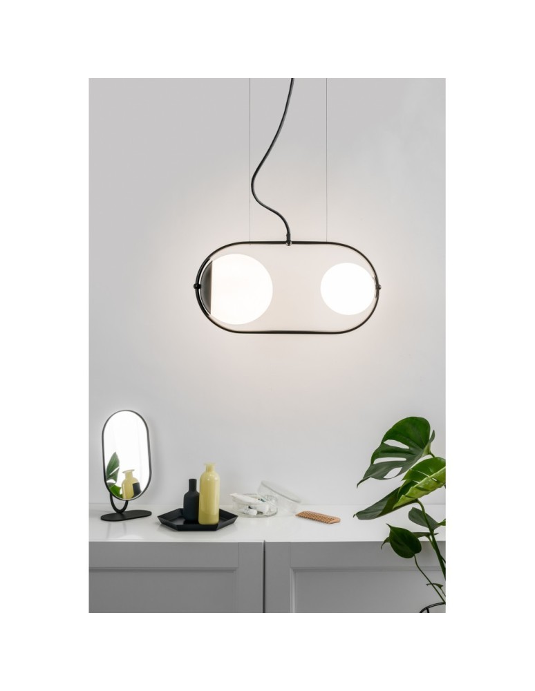 UMMO KOBAN A czarna sufitowa lampa wisząca KOA222P0