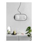 Lampy wiszące kule - UMMO KOBAN A czarna sufitowa lampa wisząca KOA222P0 - produkt 3