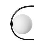 Lampy wiszące kule - UMMO KOBAN A czarna sufitowa lampa wisząca KOA222P0 - produkt 4