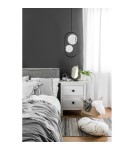 Lampy wiszące kule - UMMO KOBAN C czarna sufitowa lampa wisząca KOC222P0 - produkt 2