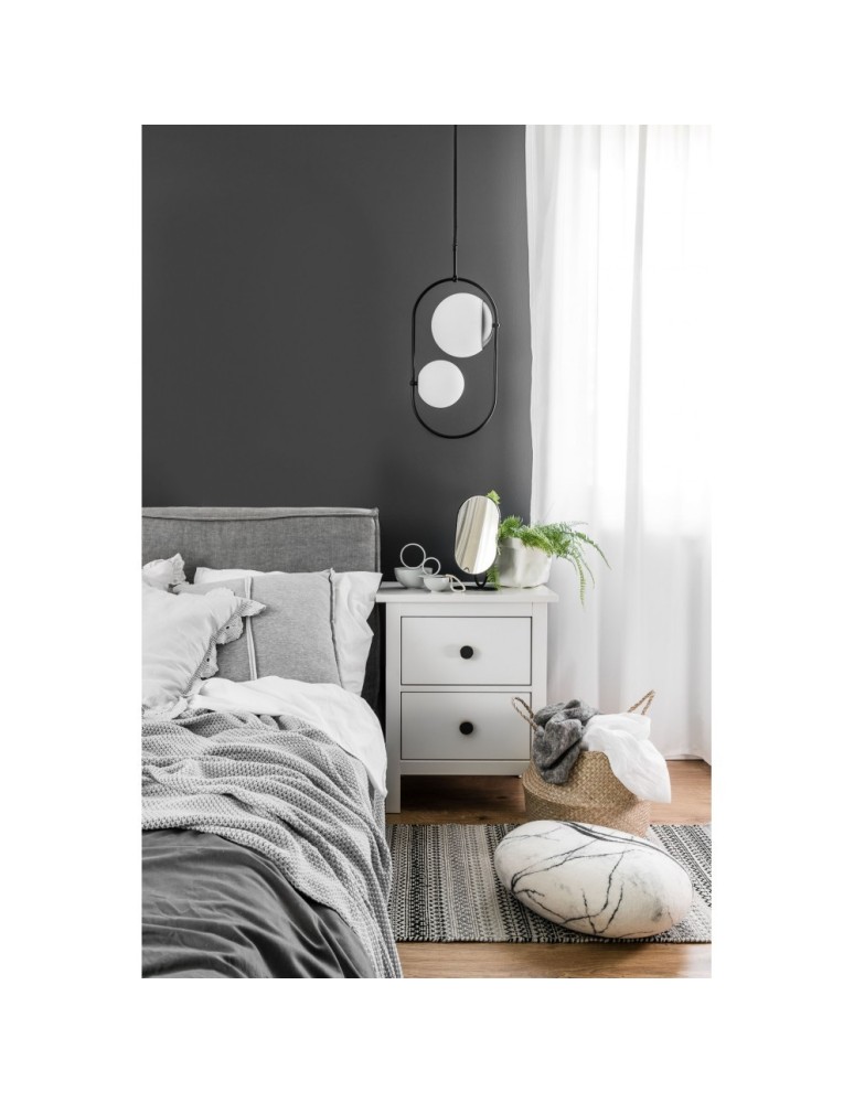 UMMO KOBAN C czarna sufitowa lampa wisząca KOC222P0