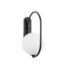 Kinkiety - UMMO KOBAN D czarna lampa ścienna / kinkiet KOD12000 - produkt 1