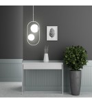 Lampy wiszące kule - UMMO KOBAN C biała sufitowa lampa wisząca KOC211P0 - produkt 2