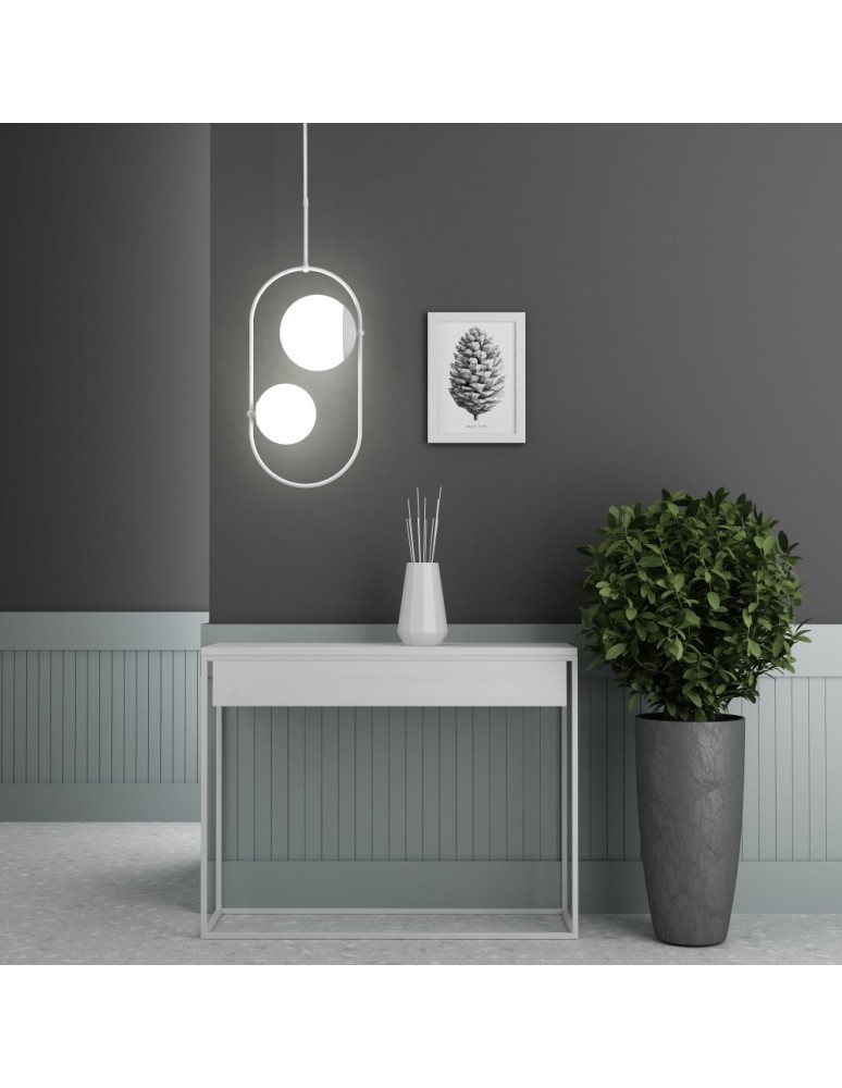UMMO KOBAN C biała sufitowa lampa wisząca KOC211P0
