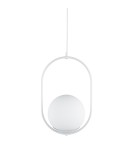 Lampy wiszące kule - UMMO KOBAN B biała sufitowa lampa wisząca KOB111P0 - product 1