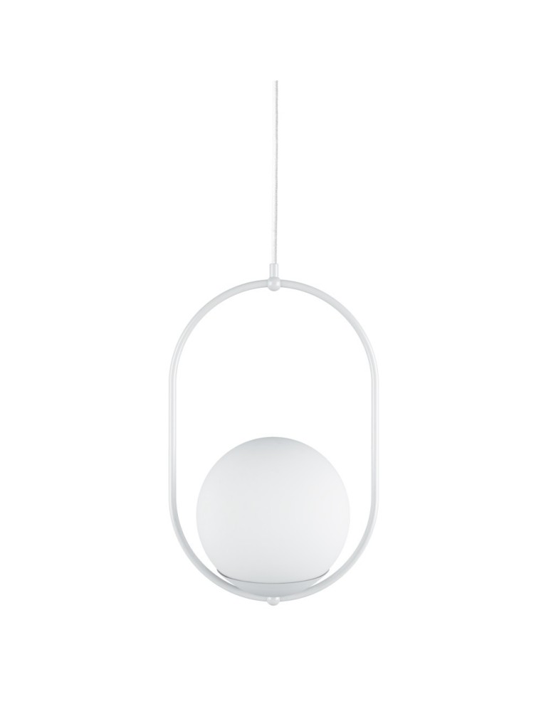 Lampy wiszące kule - UMMO KOBAN B biała sufitowa lampa wisząca KOB111P0 - produkt kolory-swiatla.pl 1