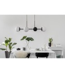 Lampy wiszące kule - UMMO KOP E czarna sufitowa lampa wisząca KPE422P0 - produkt 2
