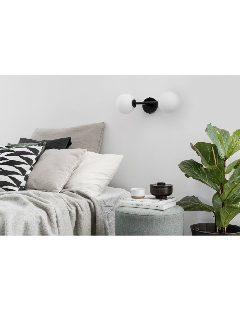 UMMO KOP B czarna lampa ścienna / kinkiet KPB22000
