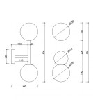 Kinkiety - UMMO KOP B czarna lampa ścienna / kinkiet KPB22000 - produkt 5