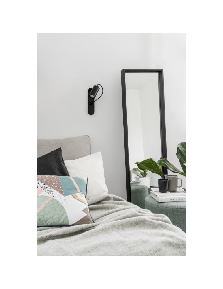 UMMO KOP F czarna lampa ścienna / kinkiet KPF122P0