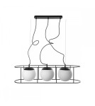 Lampy wiszące - UMMO KUGLO D sufitowa lampa wisząca KUD322B0 - produkt 1