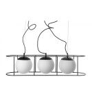 Lampy wiszące - UMMO KUGLO D sufitowa lampa wisząca KUD322B0 - produkt 3
