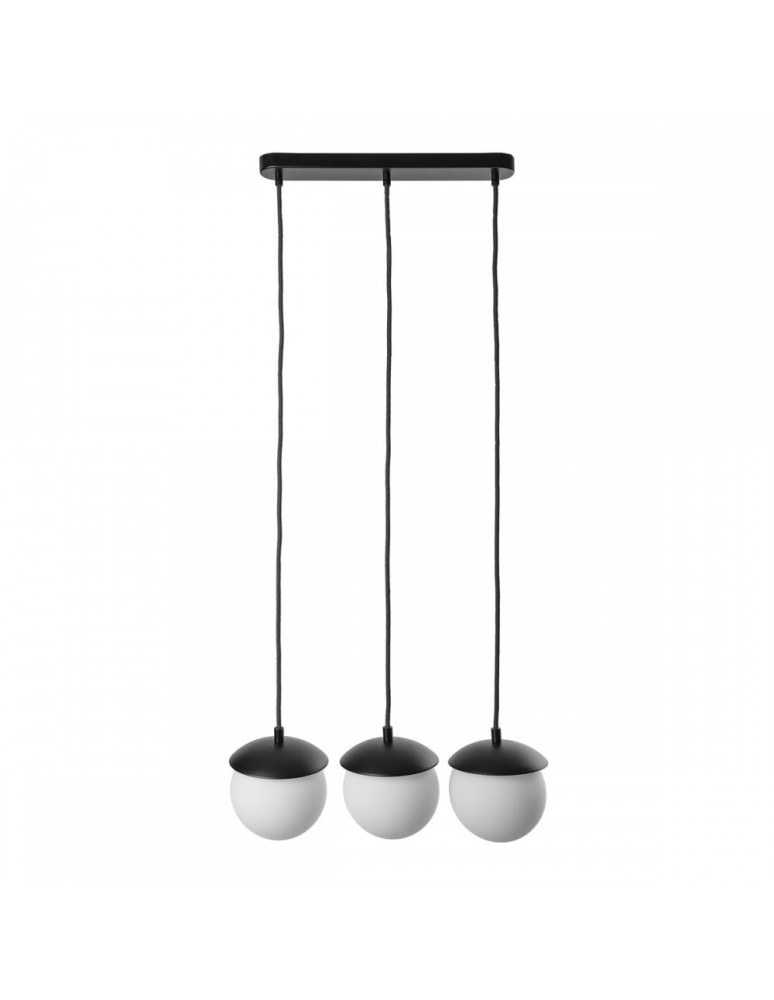 Lampy wiszące - UMMO KUUL A czarna sufitowa lampa wisząca KLA322P0 - produkt kolory-swiatla.pl 1