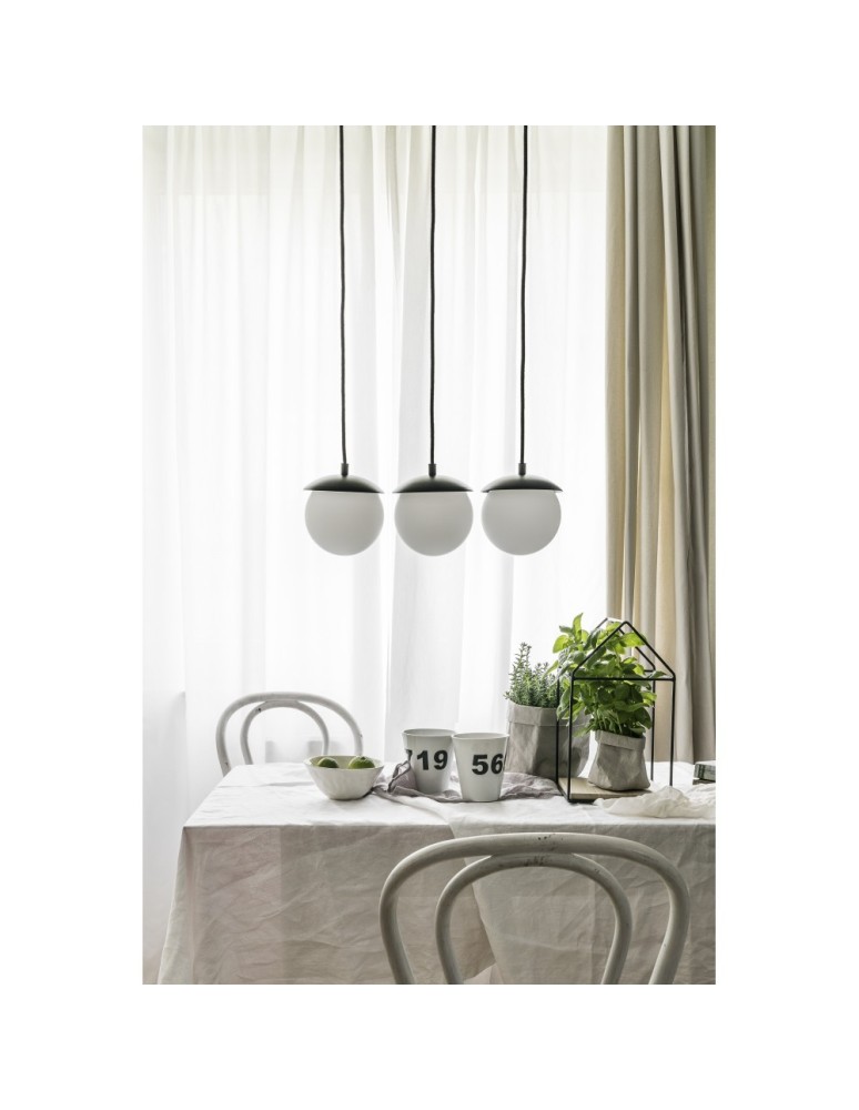 UMMO KUUL A czarna sufitowa lampa wisząca KLA322P0