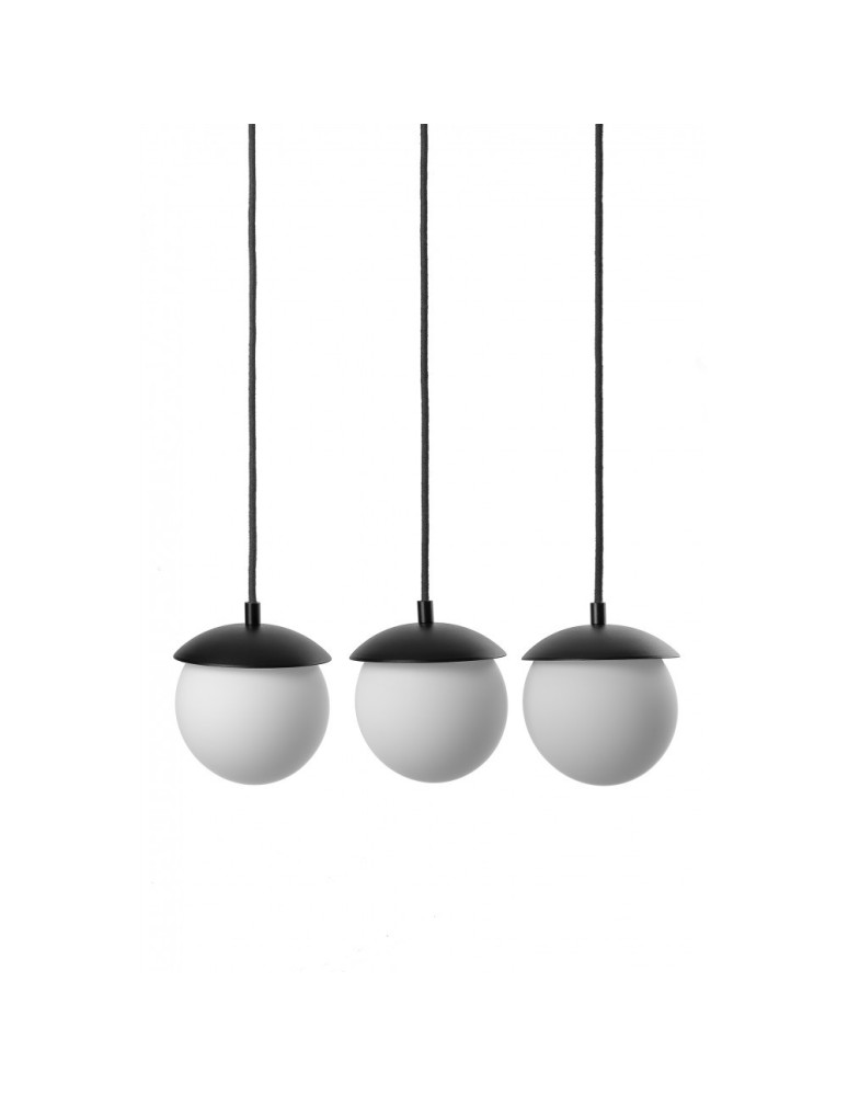 UMMO KUUL A czarna sufitowa lampa wisząca KLA322P0