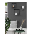 Kinkiety w stylu skandynawskim - UMMO KUUL D czarna lampa ścienna / kinkiet KLD12000 - produkt 2