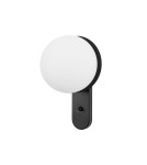 Kinkiety w stylu skandynawskim - UMMO KUUL D1 czarna lampa ścienna / kinkiet z włącznikiem KLD12001 - produkt 1