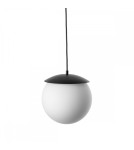 Lampy wiszące kule - UMMO KUUL E czarna sufitowa lampa wisząca KLE122P0 - produkt 1