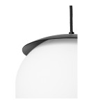 Lampy wiszące kule - UMMO KUUL E czarna sufitowa lampa wisząca KLE122P0 - produkt 4