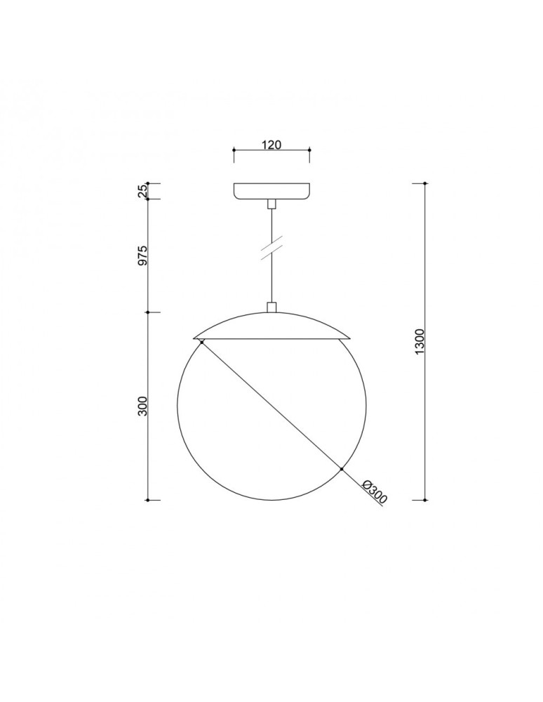 UMMO KUUL E czarna sufitowa lampa wisząca KLE122P0